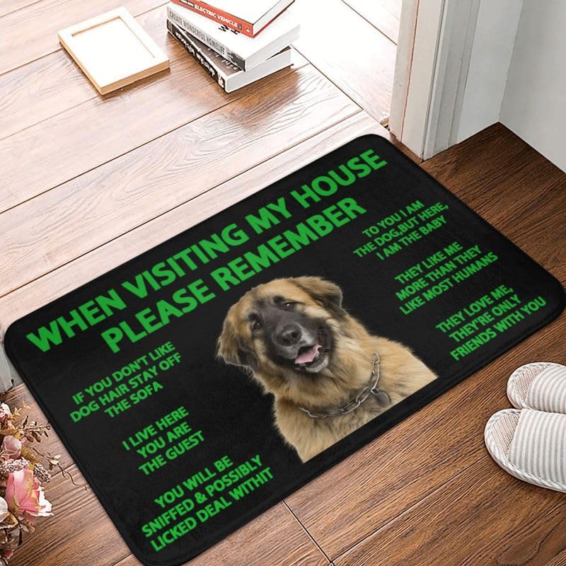 Tapis de sol cuisine et salle de bain chien Leonberg