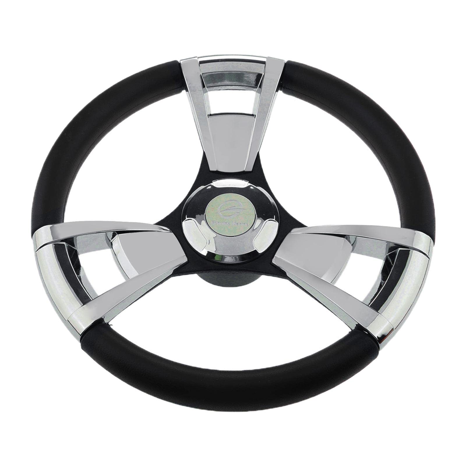F Fityle Volante de Barco de Acero Inoxidable de 3 Radios