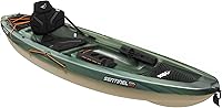 Pelican Sentinel 100X Angler Fishing Kayak - Lightweight 44lb Sit-on-Top with Ergolounge Seating & 4 Rod Holders