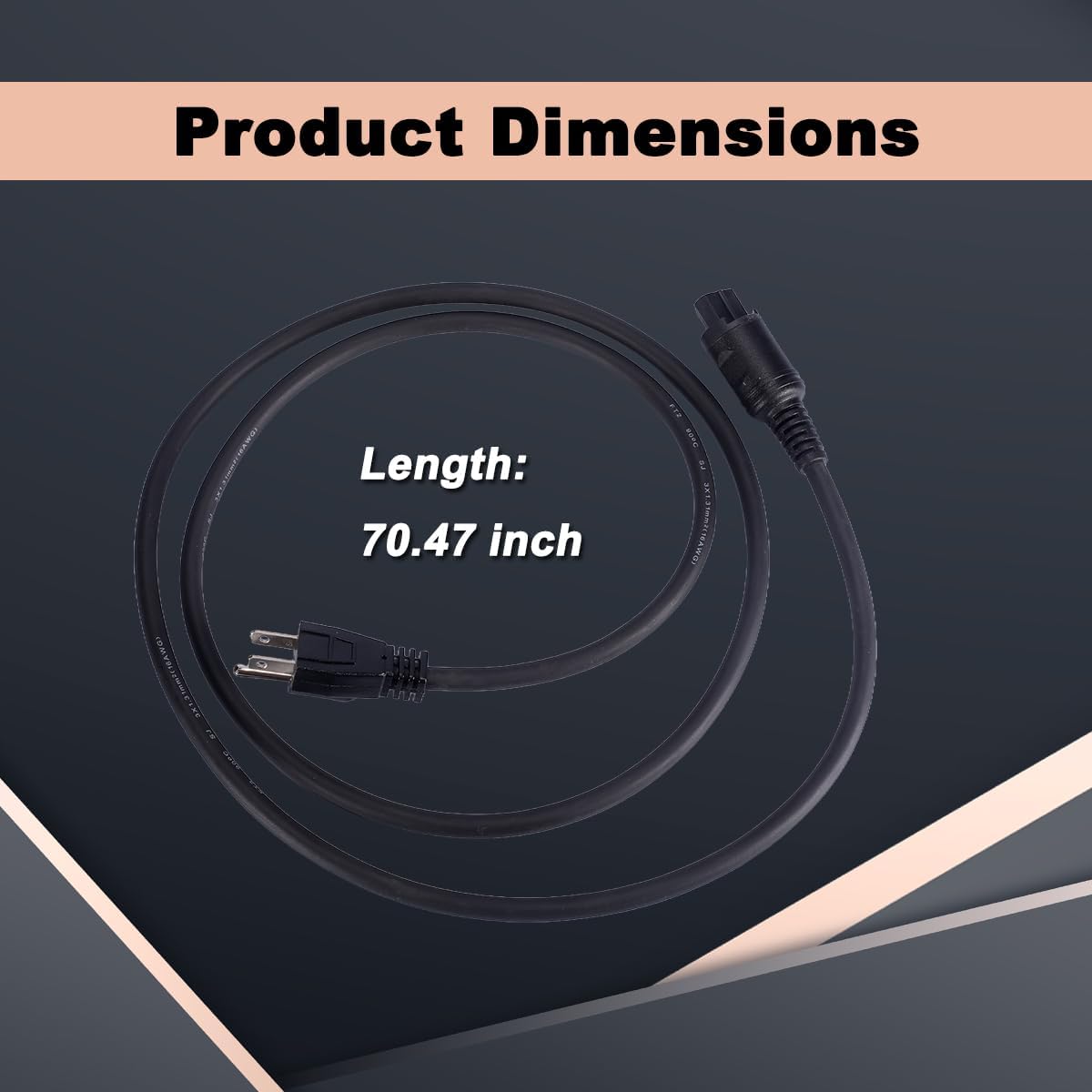 Engine Block Coolant Heater Extension Cable 84564686 - Compatible with Chevy Silverado 1500/LD/LTD (2019-2024) & 2500/3500 HD Duramax Trucks (2020-2024), Replaces OE 84744850/84789749/84368753