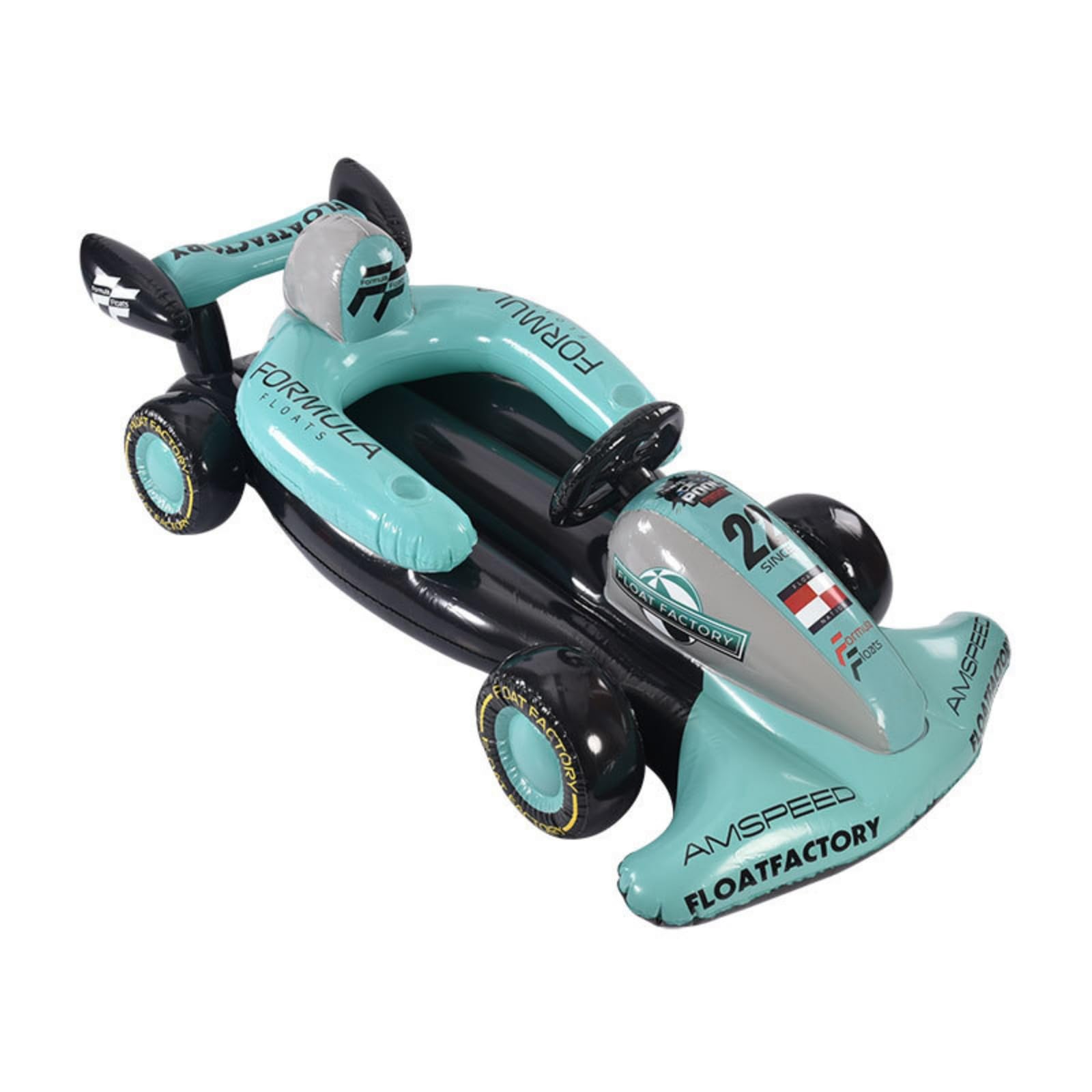 FytStycale Inflatable Formula 1 Car Pool Float for Adults 220 x 104 x 70 cm
