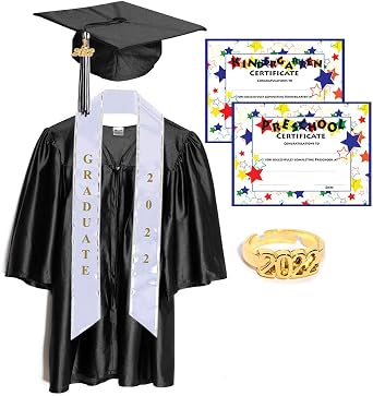 Graduation Cap, Gown, Tassel 