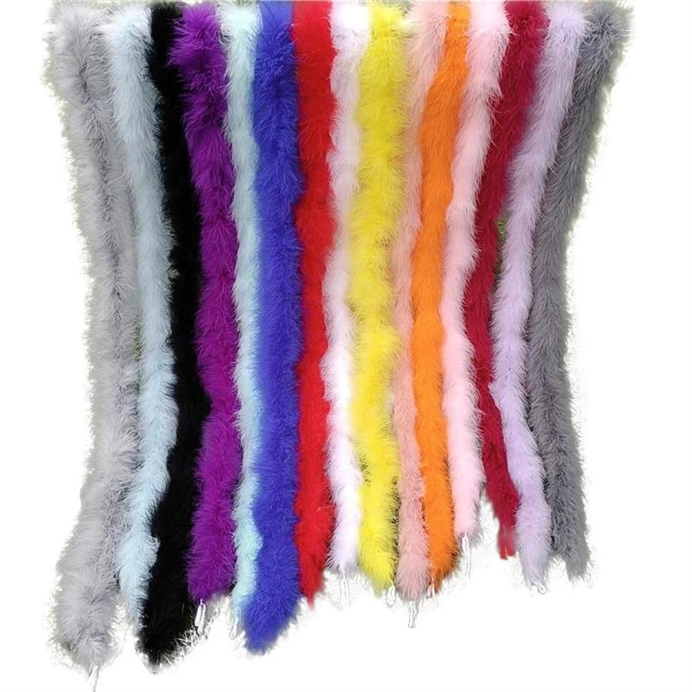 Rosa Chandelle Truthahn Feder Boa 2 Yards 60g Zum