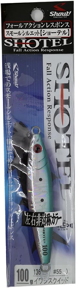 shaut! Metal Jig Lure Shortel Sardine Squid #55, 3.5 oz (100 g) 136SO