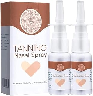 Hixideli BronzeMist Tanning Nasal Spray, Self Tanning Nasal Spray, Sunless Tanning Mist, Summer Color Sunless Self Tanning Mist for All Skin Tones (2 Pcs)