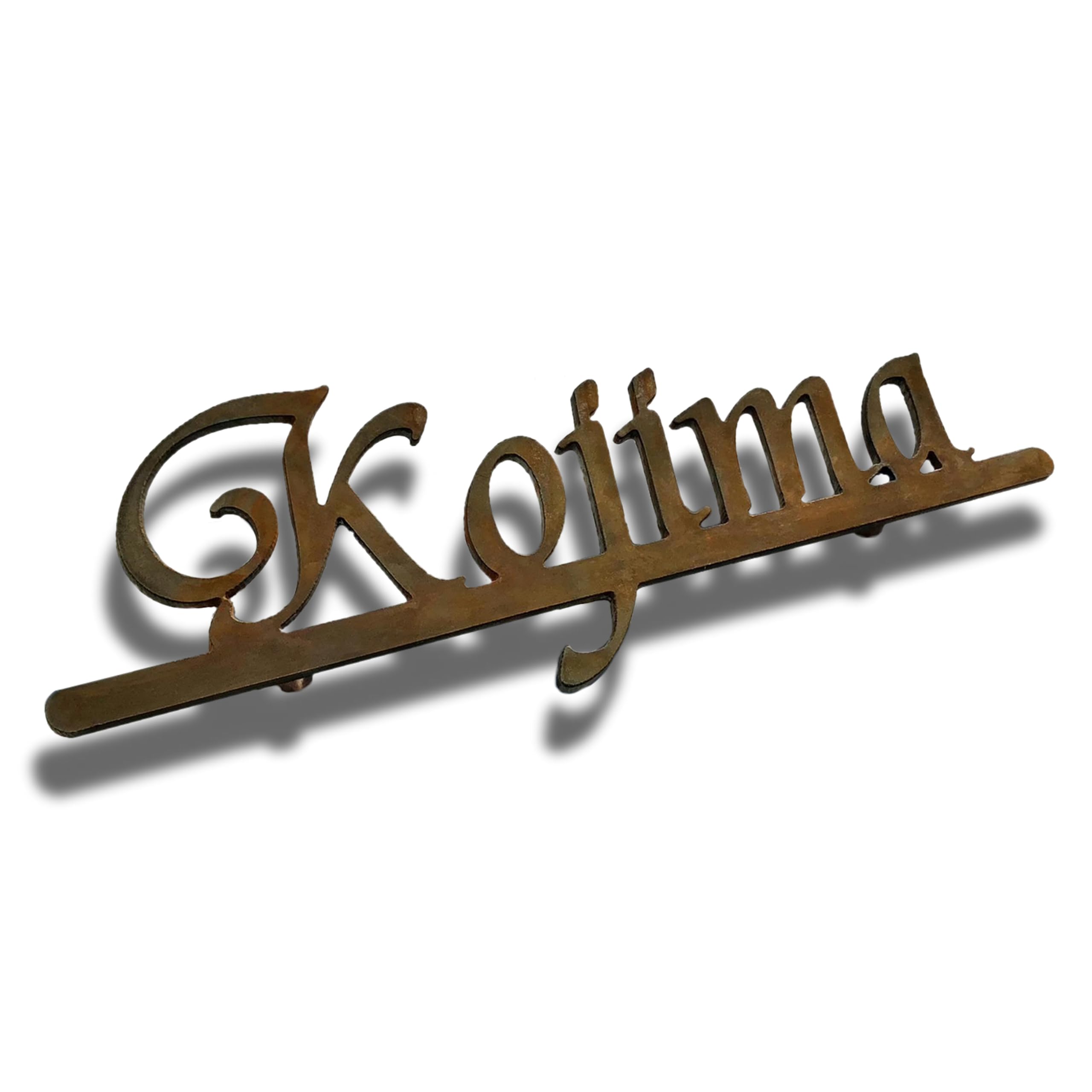 大きなアンティークフレームのブリキサインボード 看板 店舗什器 額縁