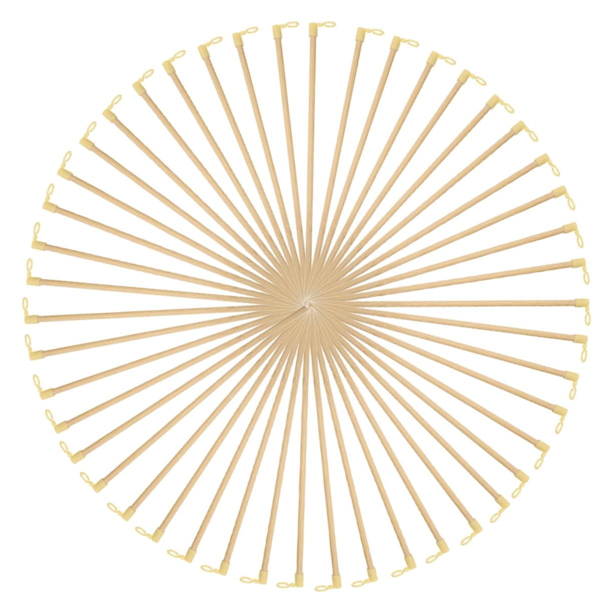 100pezzi Bambù Robusto per Lanterne Sospese Bastoncini in Legno per Lanterne Decorative Parti da Festa Aste in Stile Giapponese Accessori