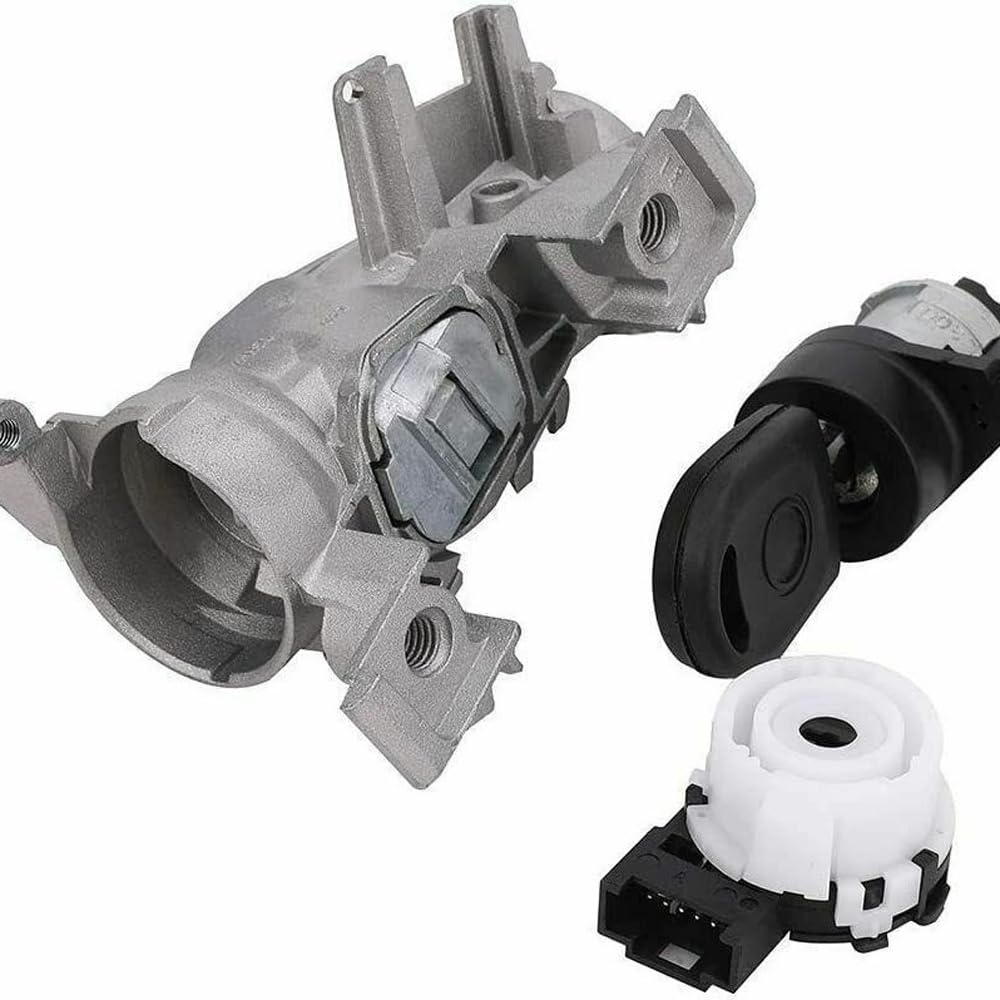 Interruptor de Encendido Bloqueo de Encendido Interruptor de Arranque con Llave 1K0905851B Reemplazo para MK5 MK6 A3 8P