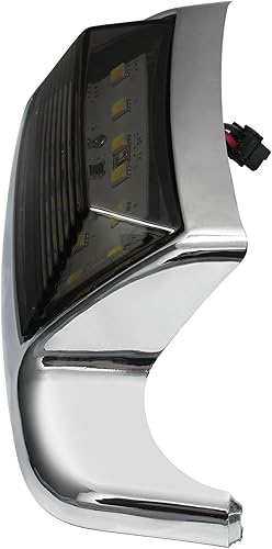 Miniatura 4 de XMT-MOTO ABS luz trasera para guardabarros compatible con Harley 1986-2008 FLSTC 1993-1996 FLSTN, lente ahumado