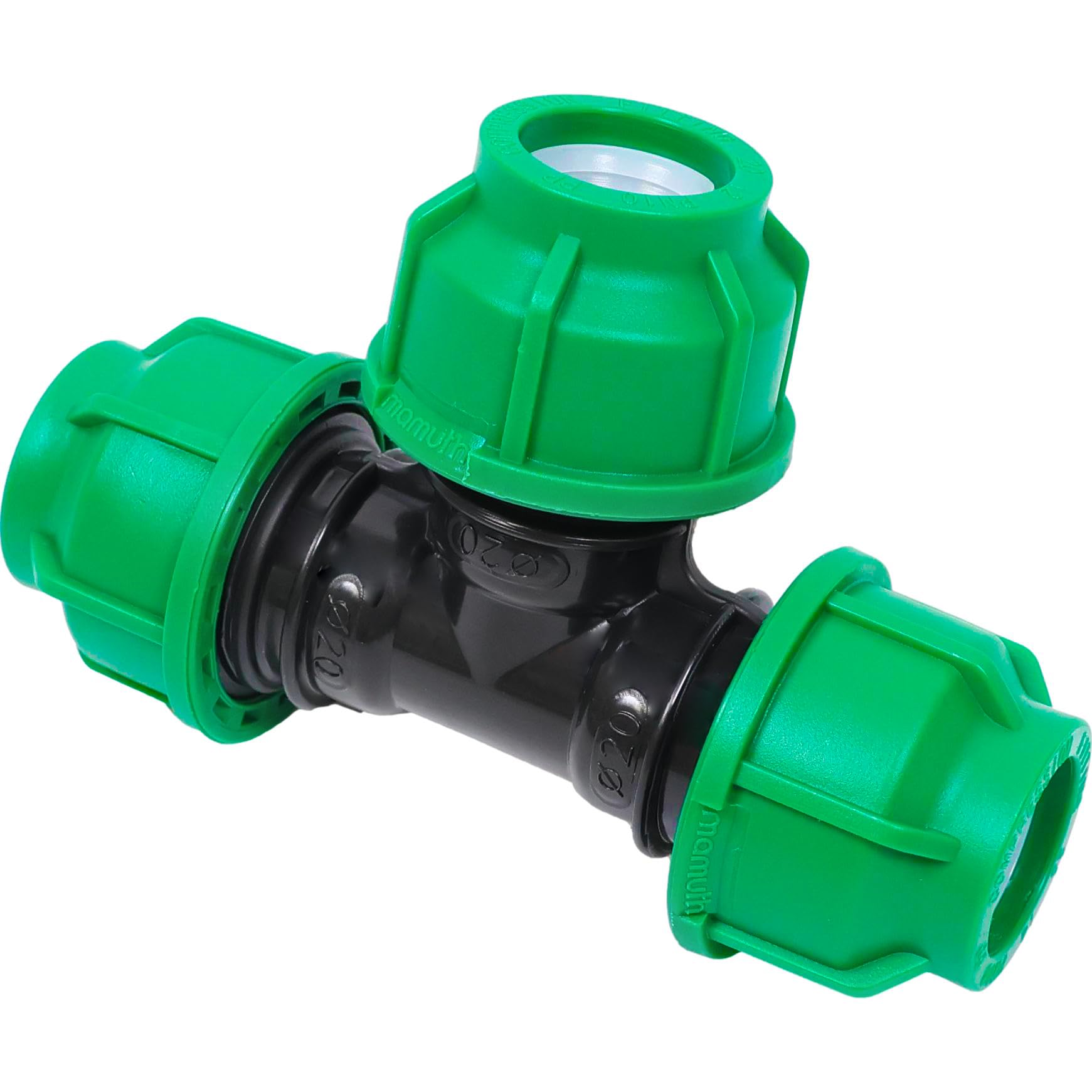 Mamuth Wild Nature Mamouth Triple Connector 25 Mm Pe Pipe Connector For Irrigation Systems