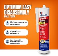 Vista 3 de Permatex Optimum Red Fabricante de Juntas de Alta Temperatura 13 oz