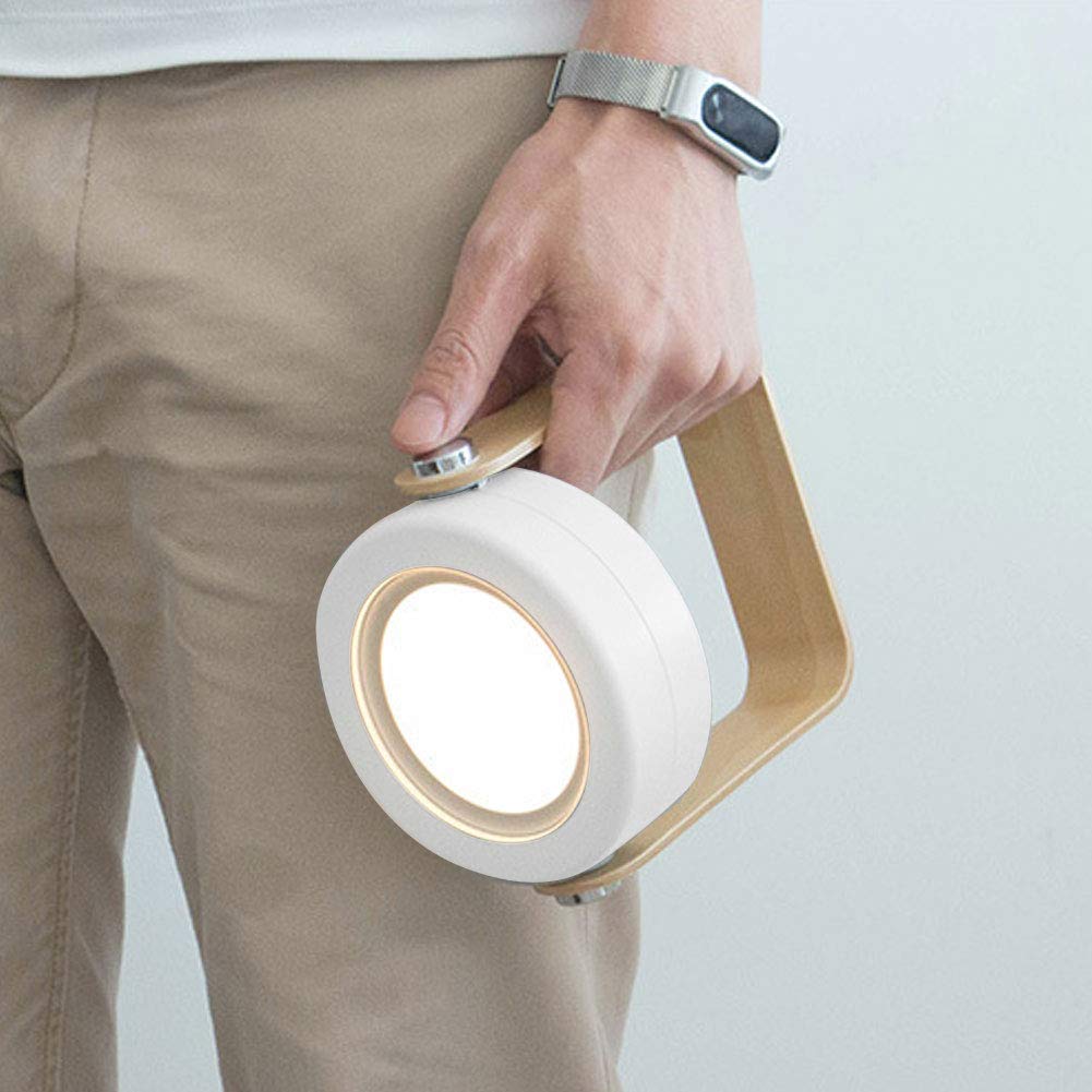 XHTLLO Multi Functional Portable Desktop Light with 3 Degrees Adjustable Brightness, Touch Control Table and Bed Lamp with Adjustable Angle