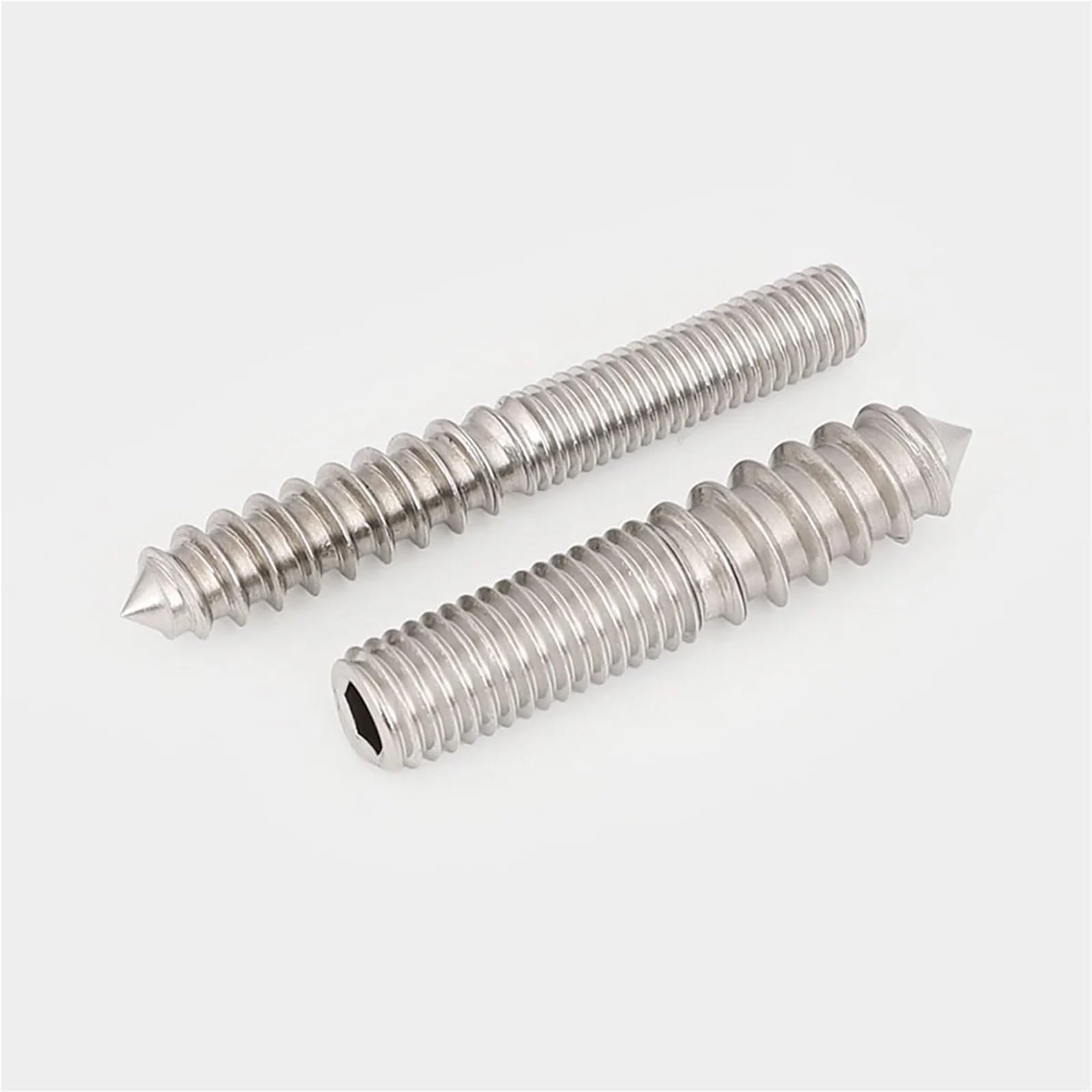 Śruby wieszakowe, Wkręty samogwintujące z podwójną łbem i szpiczastym ogonem Stal nierdzewna M4 M5 M6 30-80 mm 220 szt(20pcs M6X50)