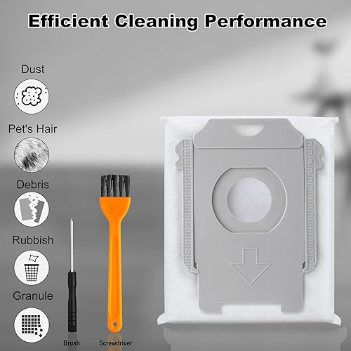 VBN 18 Pack Replacement Parts Bags, Compatible with irobot Roomba i & s & j Series i7+, i1+,i3+, i4+, i5+,i6+, j7+, S9+,Combo j8+ Clean Base Automatic Dirt Disposal Bags(18 Pack)