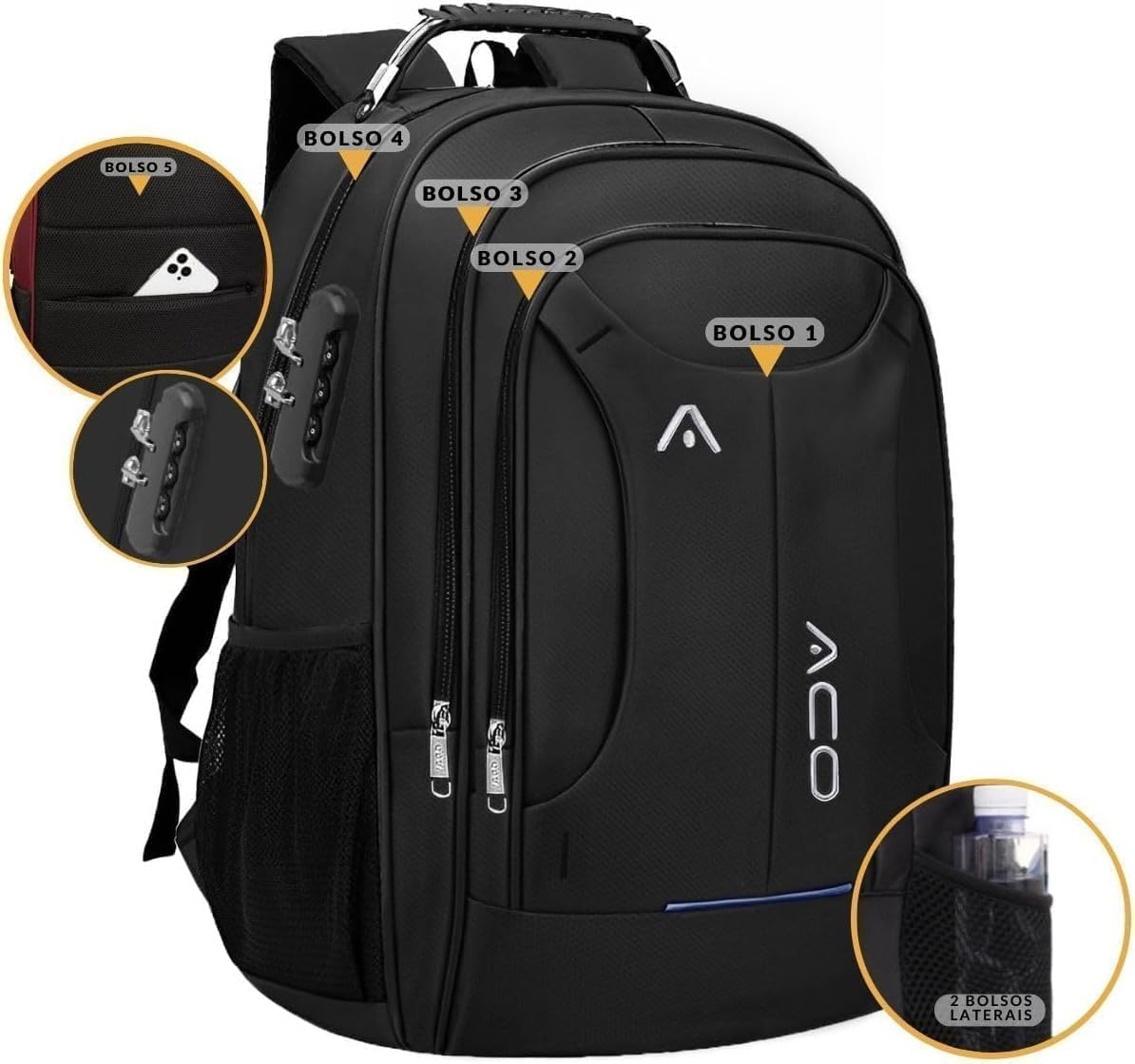 Mochila Masculina Feminina para Notebook 17” Executiva – Impermeável, Antifurto, USB e Fone, Alça Reforçada de Aço, Escolar, Faculdade, Trabalho, Viagem, Grande, Confortável,… em promoção! Veja a oferta e mais achadinhos de Bolsas 6 Hoje é o melhor dia para comprar Mochila Masculina Feminina para Notebook 17” Executiva – Impermeável, Antifurto, USB e Fone, Alça Reforçada de Aço, Escolar, Faculdade, Trabalho, Viagem, Grande, Confortável,… com aquele preço maroto! Promoção! Aproveite a oferta! 6