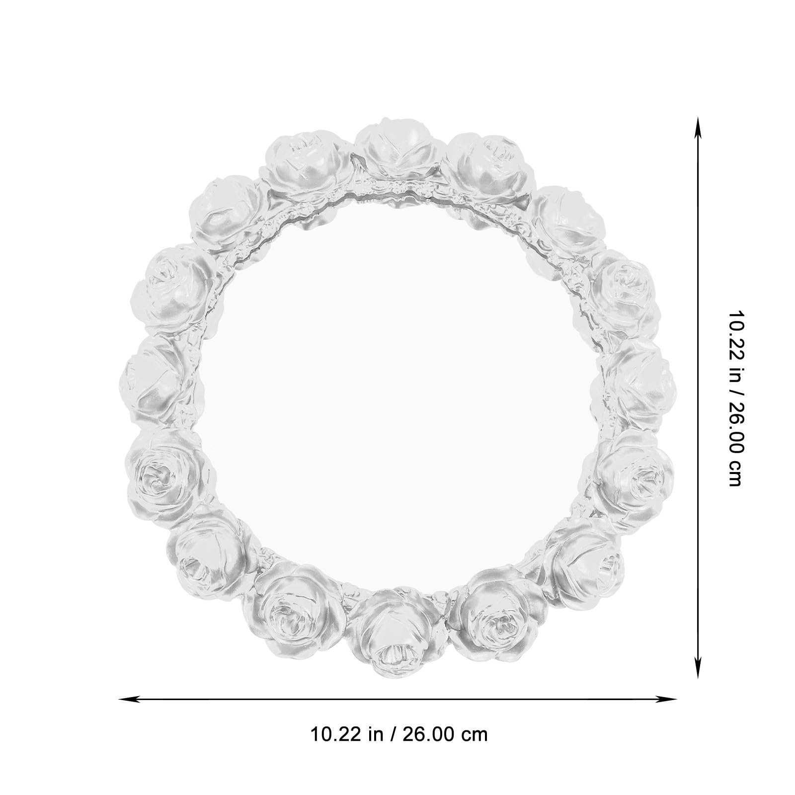 iplusmile Bandeja de Tocador para Almacenamiento de Joyas de Resina Diseño Elegante y Servicio de Alimentos Hogar