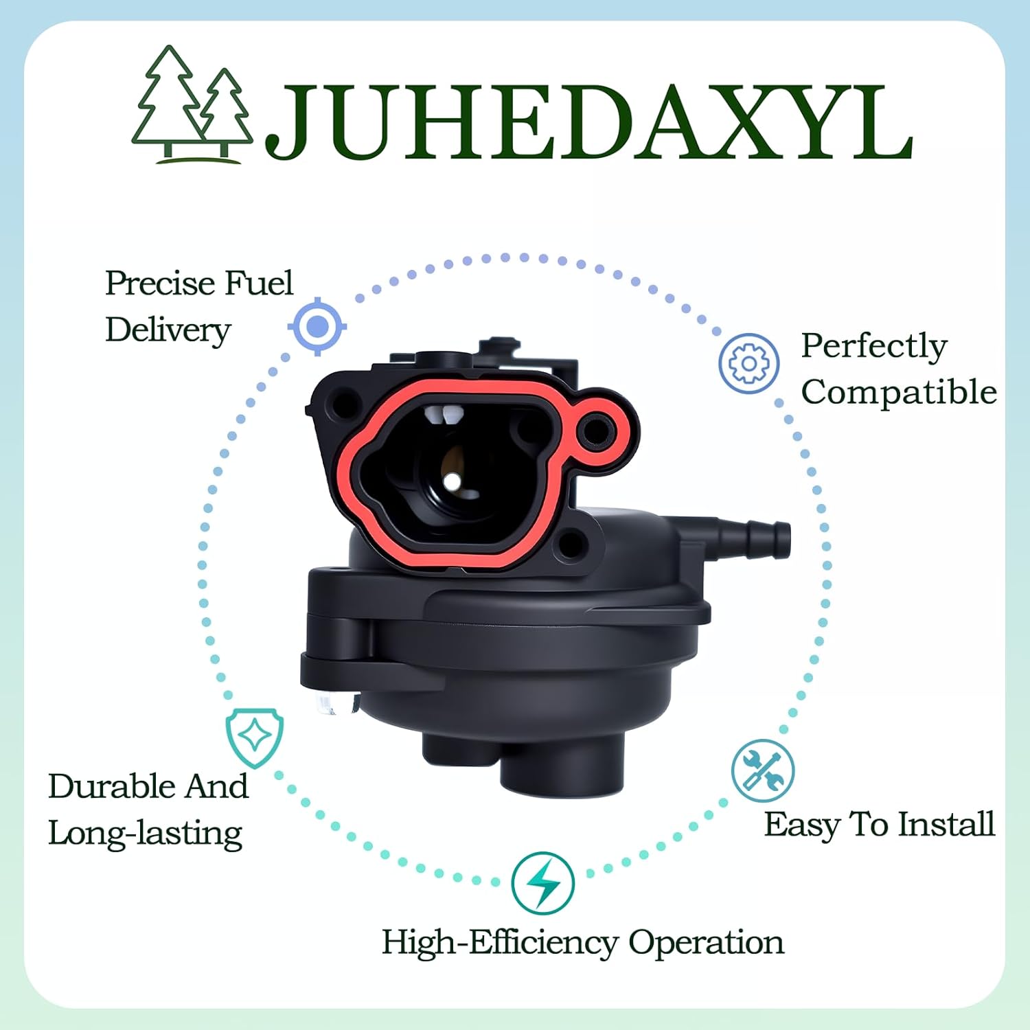 799583 593261 Carburetor With Air Filter Cover Kit Compatible With Briggs and Stratton 590556 591109 595656 591160 591979 08P500 08P502 09P602 09P702 300E 450E 500E 550E 550EX Series Lawnmower Engines