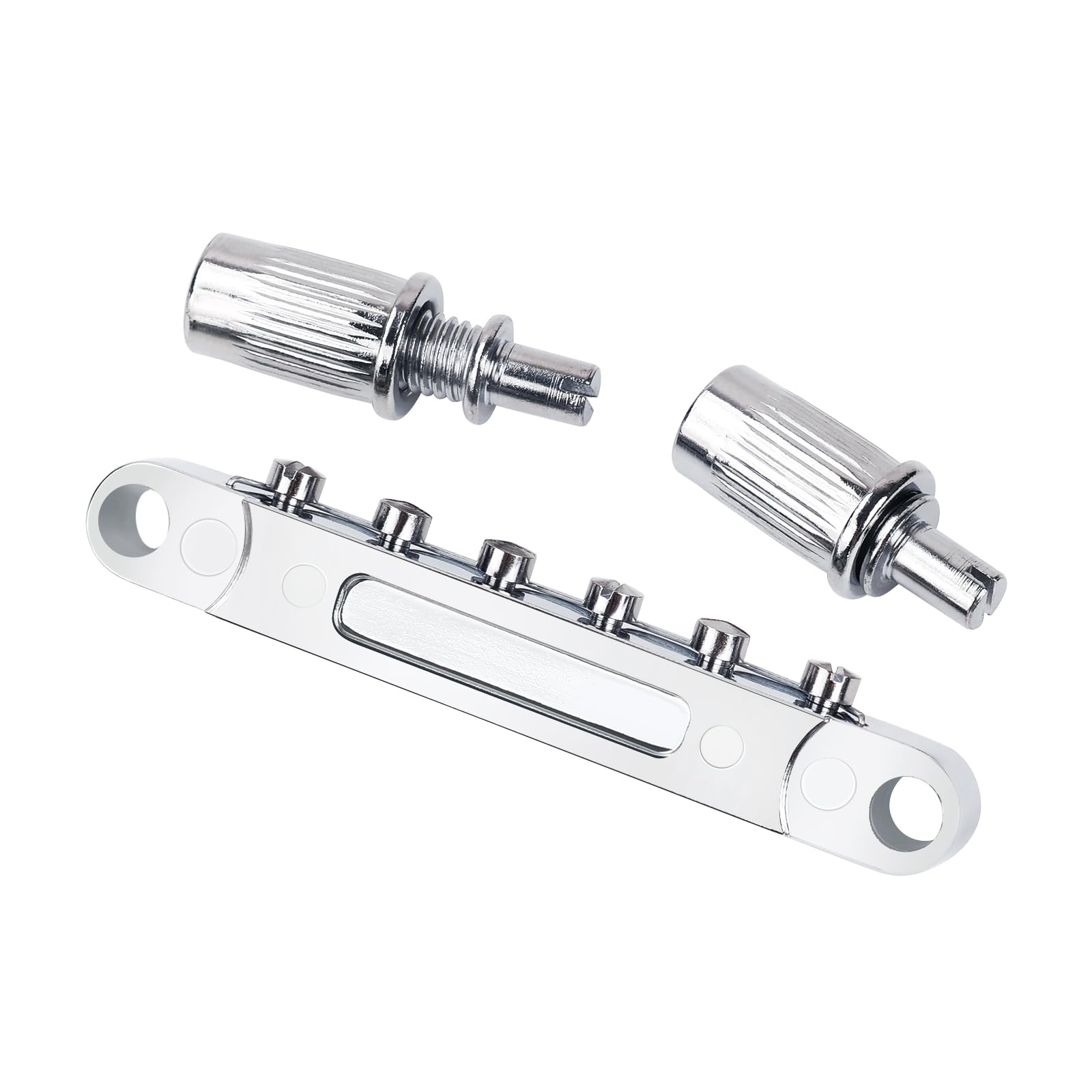 Banworks Electric Guitar Saddle Bridge Tune-O-Matic Bridge 52.5mm (2-1/16") String Spacing for Epiphone EPI LP Les Paul/SG Style Guitars JT/GDQQ-03 Chrome - Image 3