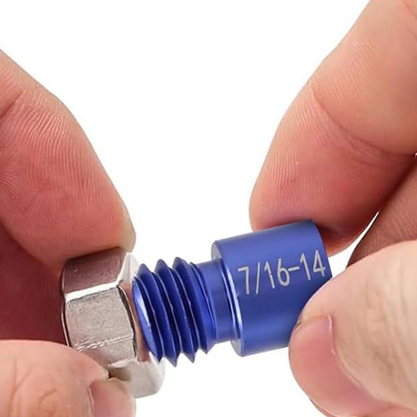 Set di 55 calibri per filettature metriche standard con custodia portatile con codifica a colori, struttura in alluminio con codifica a colori, set di calibri per filettature