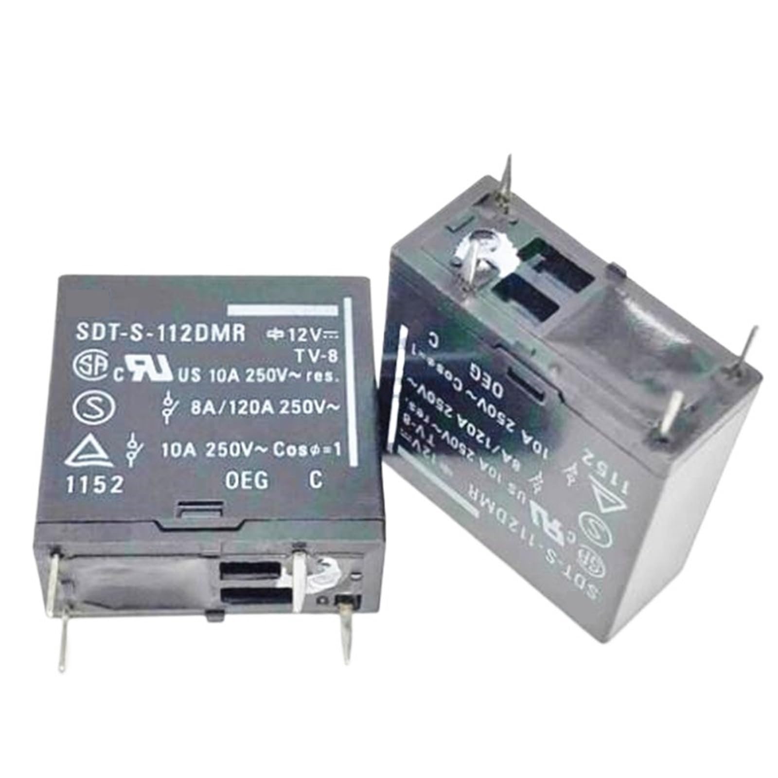 Relais 12V SDT-S-112DMR 10A 250VAC composant electronique DC12V 4PIN