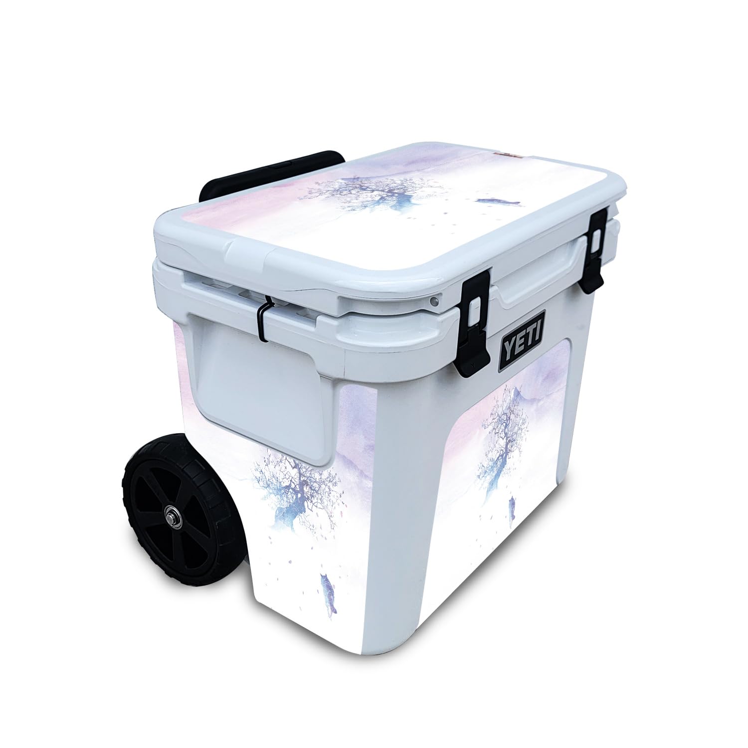 Skin Compatible with Yeti Roadie 32 Wheeled Cooler - Long Way to Fuji - Premium 3M Vinyl Protective Wrap Decal Cover - Easy to Apply | Crafted in The USA by MightySkins