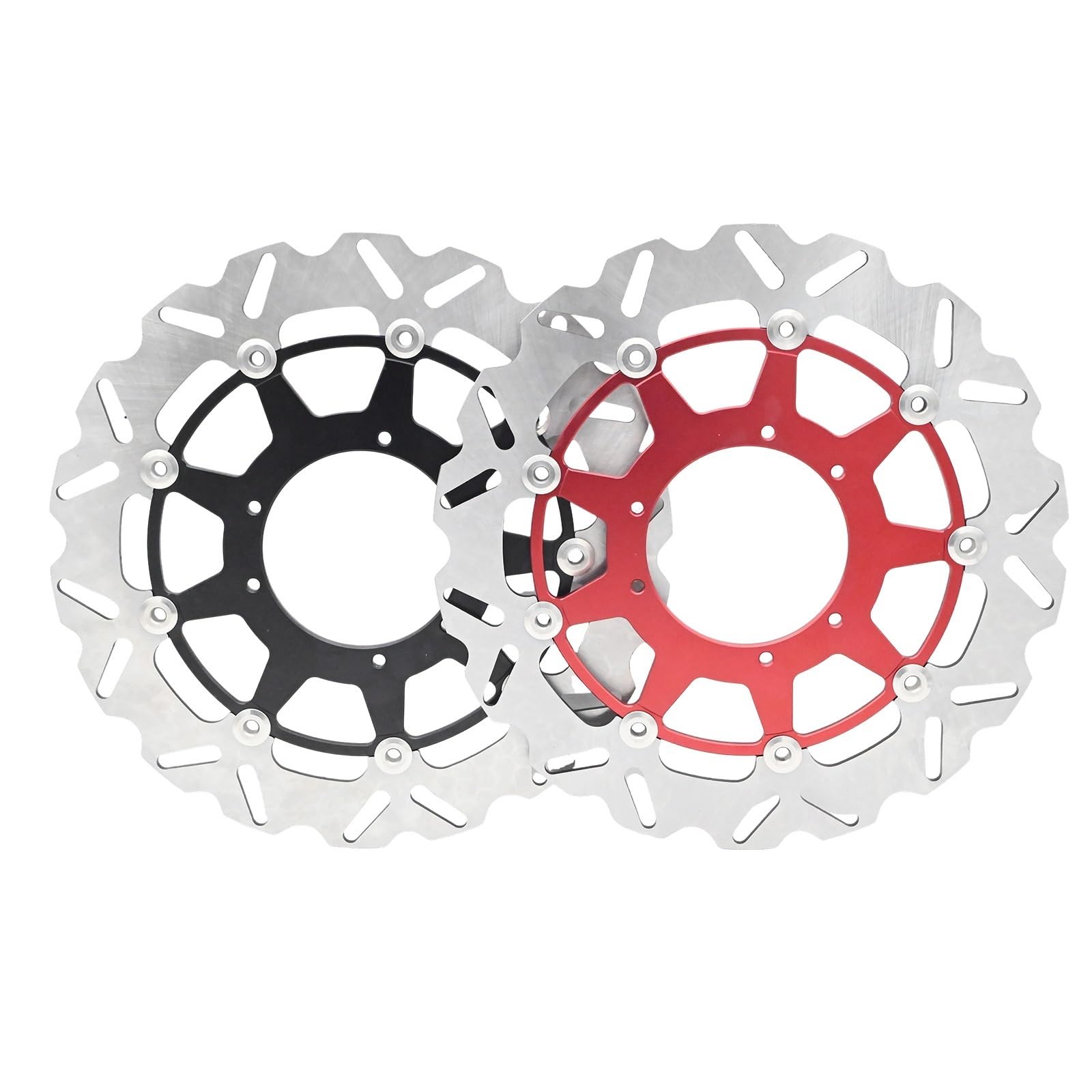 przednia tylna tarcza hamulcowa Pasuje Do CR CRF 250R 450R 250X 450X 450RX 2002-2023 Motocross 320MM Przedni Pływający Wspornik Zacisku Tarczy Hamulcowej przednia tarcza hamulcowa(Silver Bracket)