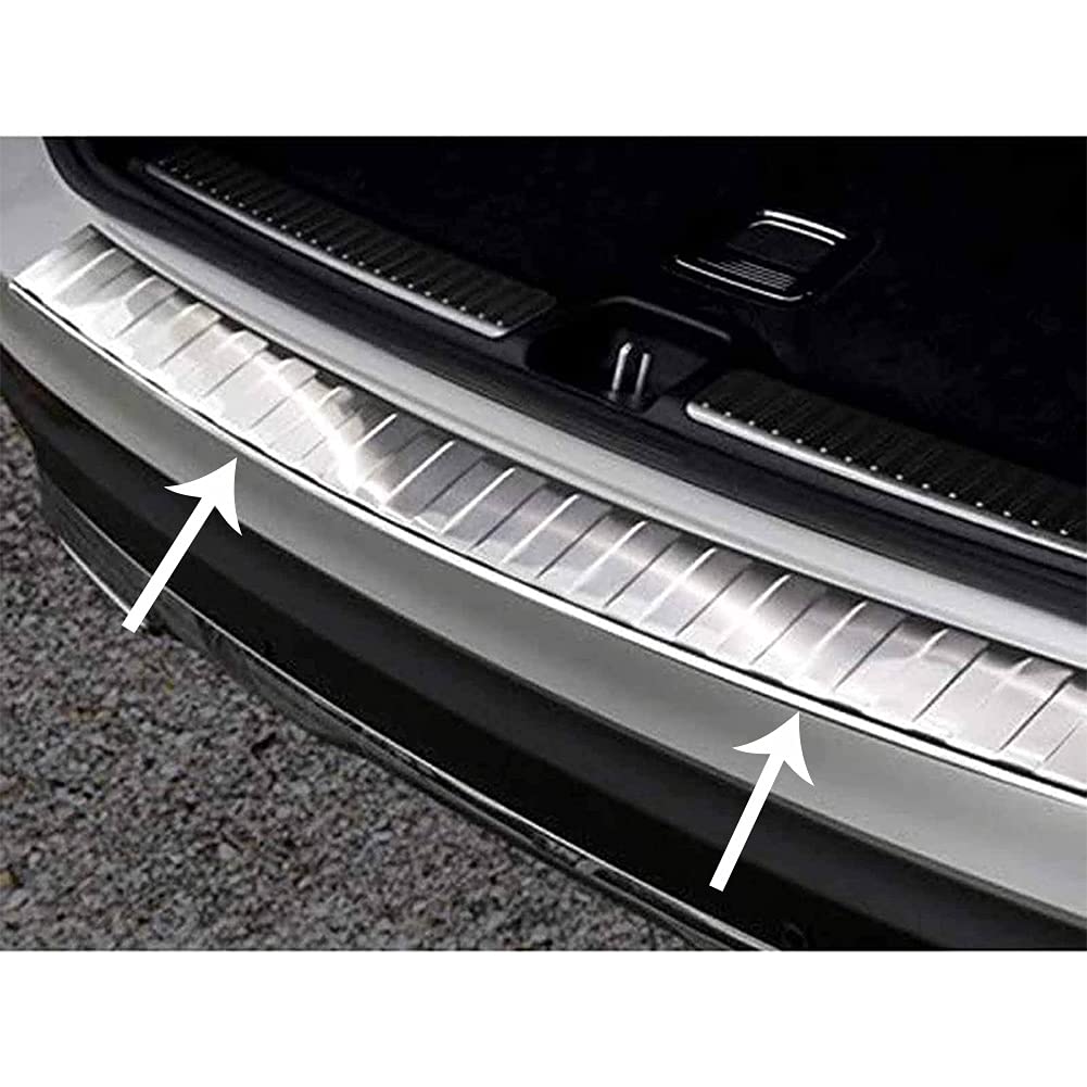 Protezione paraurti posteriore in acciaio inossidabile per Mercedes Ben z GLC 2015-2020 (X253), paraurti auto protezioni antigraffio auto davanzale del bagagliaio piastra di protezione copertura del