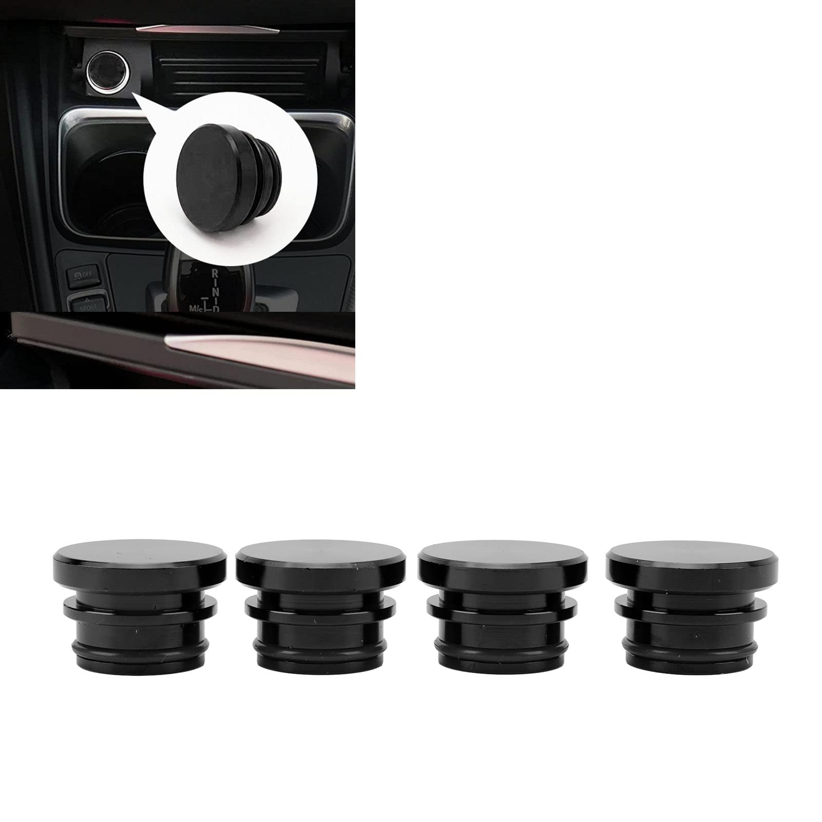 5x coperchio accendisigari per Auto presa 12V presa spina di copertura impermeabile tappo antipolvere universale protezione per lo Styling accessori Auto  34
