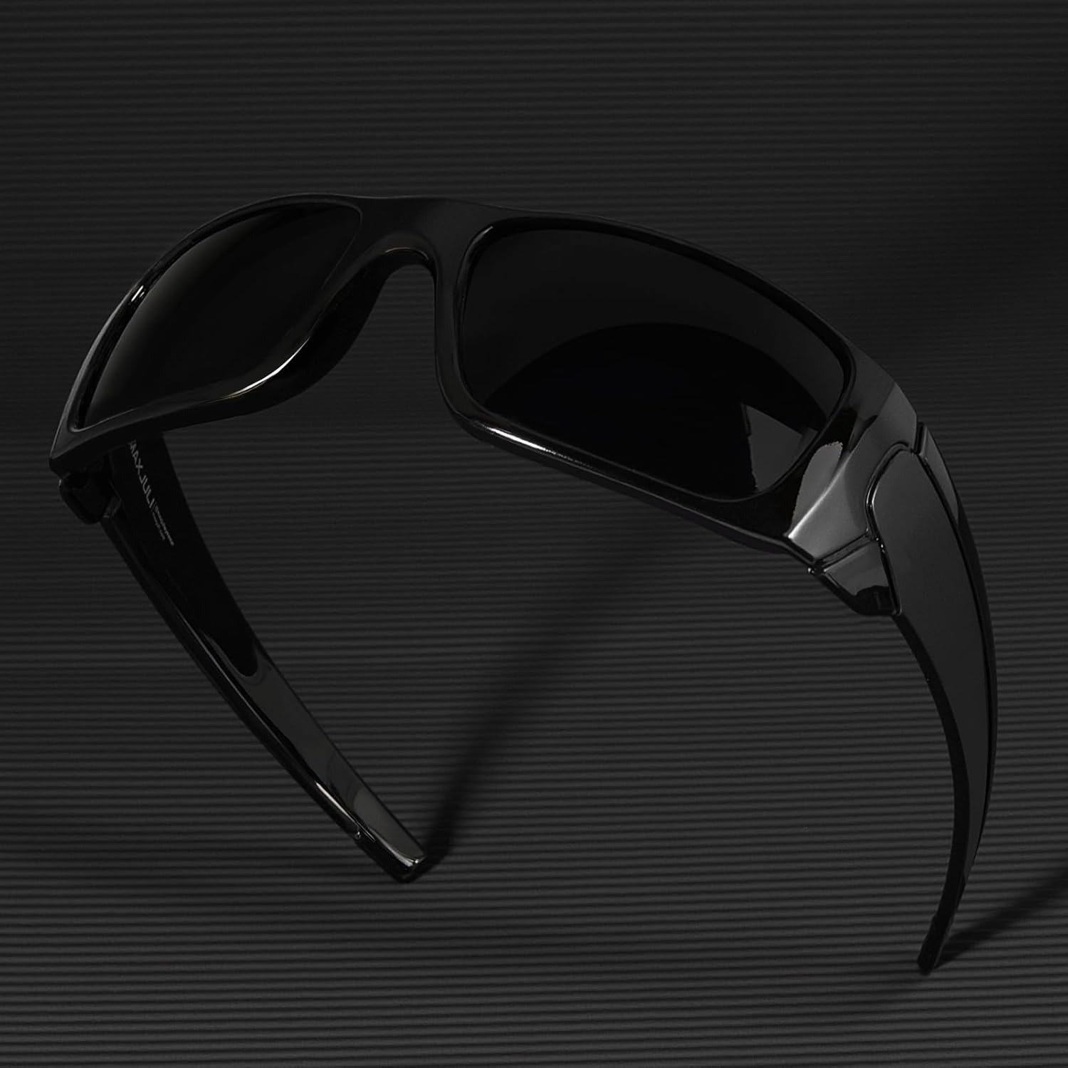 MAXJULI XL Z87 Wrap Around Sunglasses for Big Wide Heads Men TR90 Ultralight UV400 Protection Safety Glasses Z8236 - Image 5