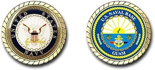 Military Productions US Navy Naval Base Guam Challenge Coin
