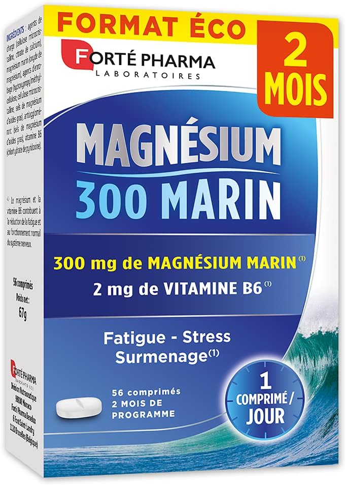 Forté Pharma Magnésium 300 Marin 300 Mg De Magnésium Marin Stress