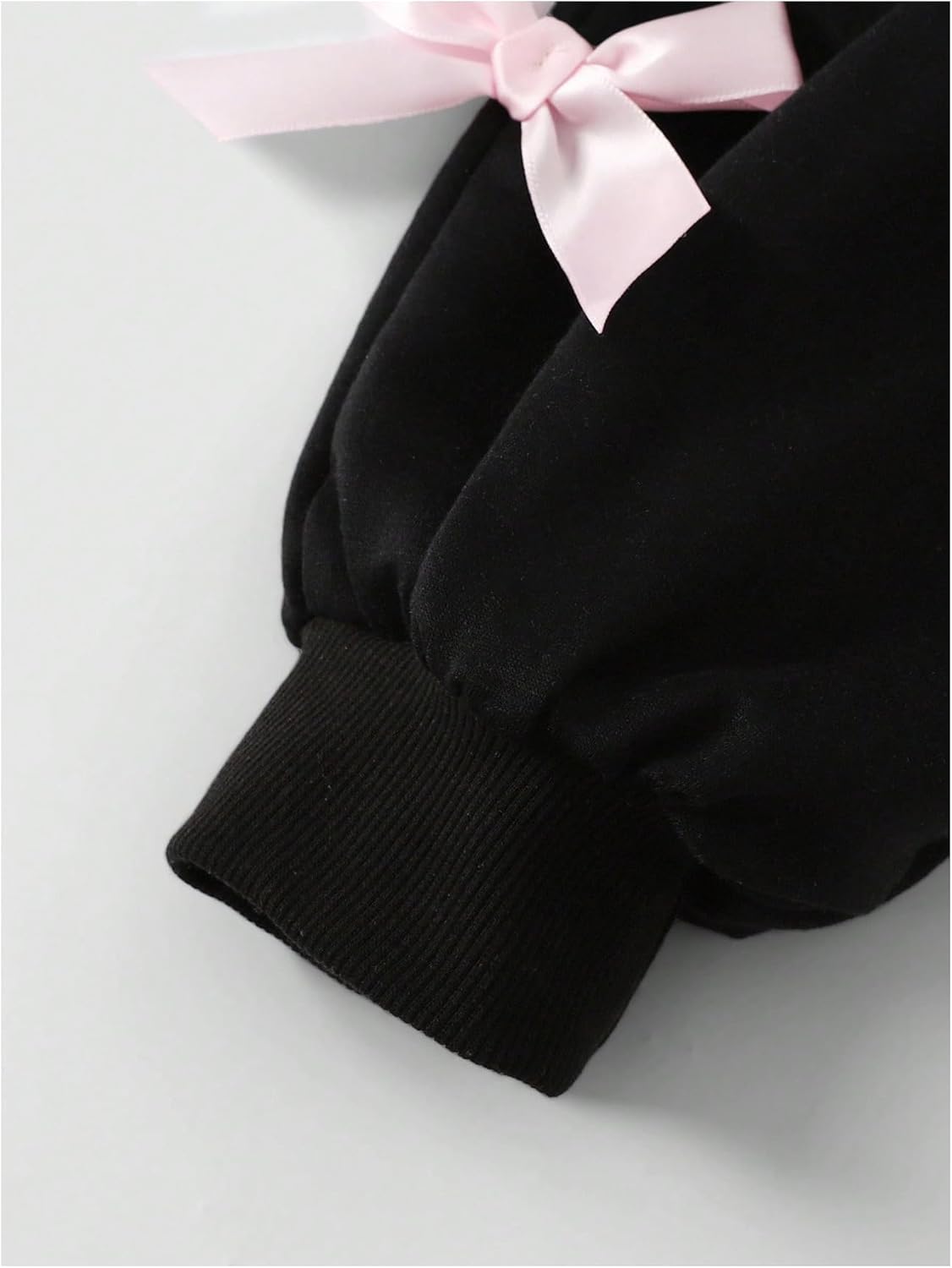 Girl's Off The Shoulder Tops Bowlnot Cold Shoulder Long Sleeve Sweatshirts Pullover Cute Tops - Image 5