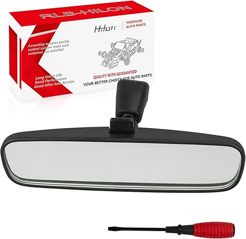 RLB-HILON Espejo retrovisor interior compatible con Nissan Rogue Altima NV1500 NV2500 NV3500 Frontier Tiida Sentra y más