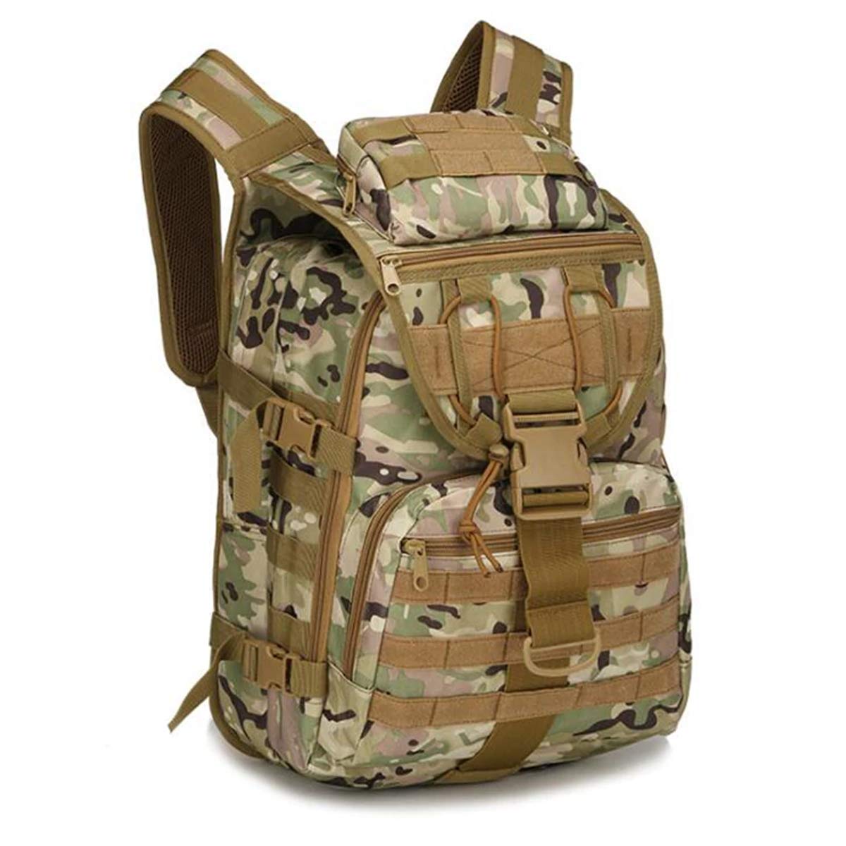 40L Tactical Backpack Camping Bags Waterproof Molle Camping Backpack Military
