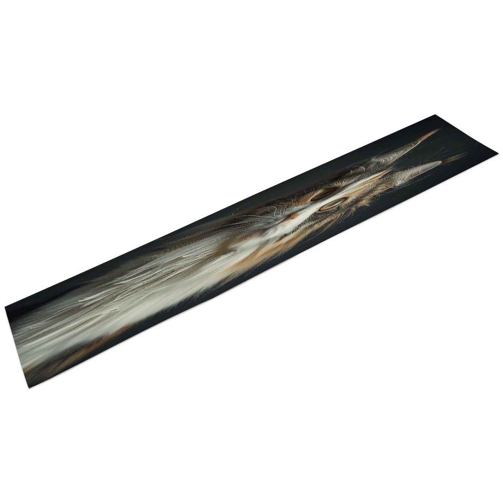 Chemin de table épais en fourrure pour une décoration saisonnière