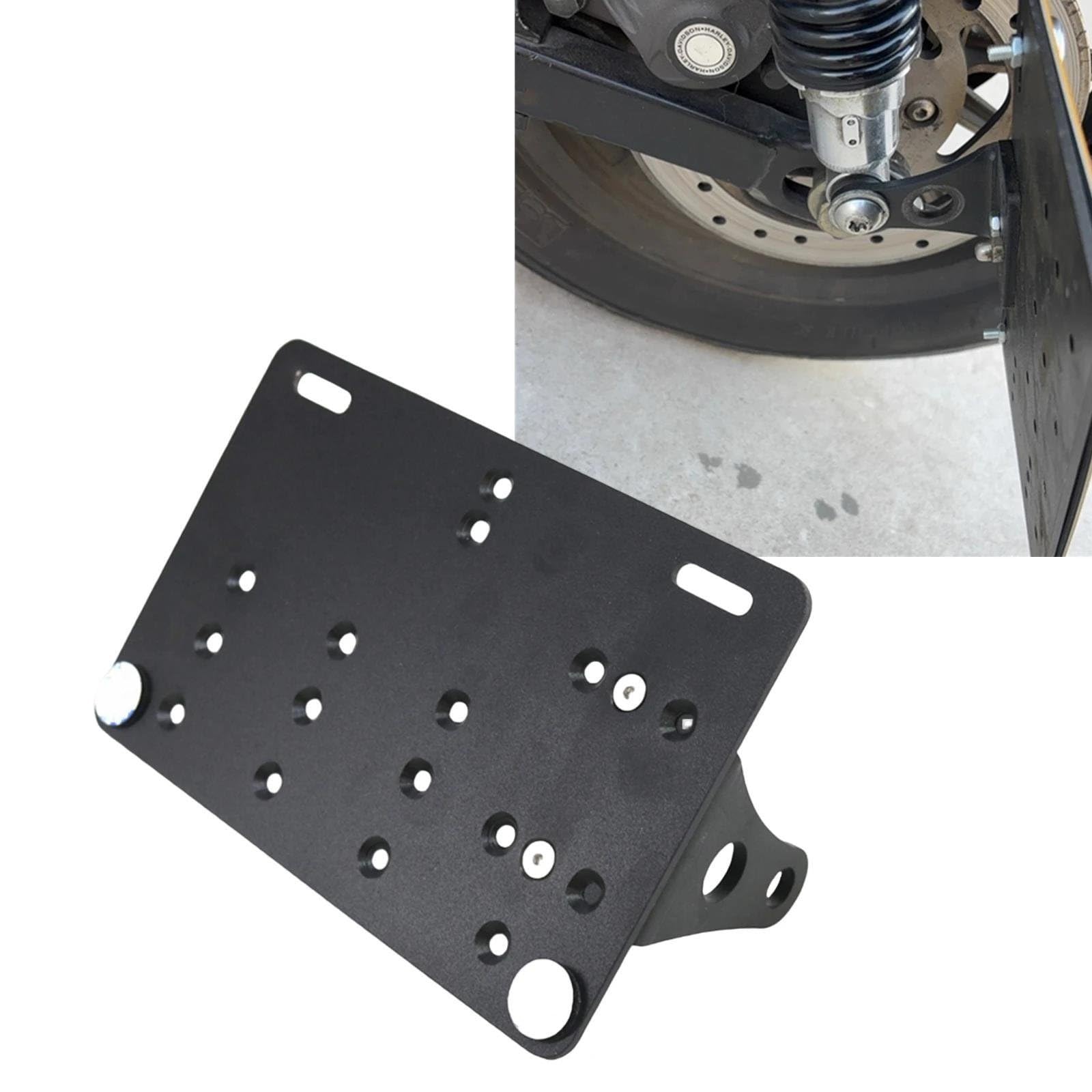 Per Harley Per Sportster 883 X48 1200 72 Portatarga Laterale Pieghevole Per Moto