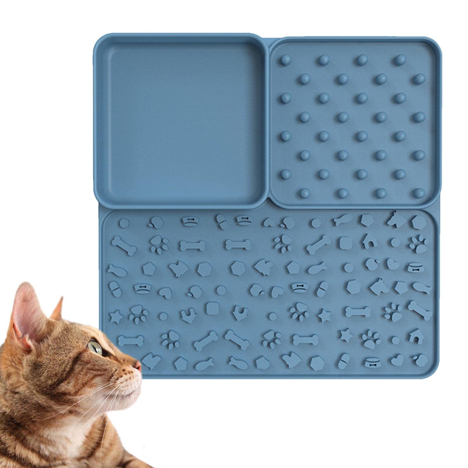 MooonGem 犬用舐めパッド ペット浴用 壁掛けシリコンスローフィーダー Amazon.com: MooonGem Dog Lick Pad, Pet Bathing Grooming