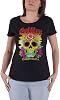 Sublime Colour Skull Junior Top Black