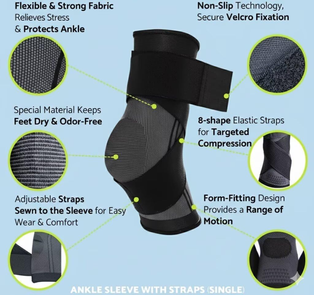 SWZEC asoleo RecoverX - Youth Heel & Growth Plate Support Sleeve