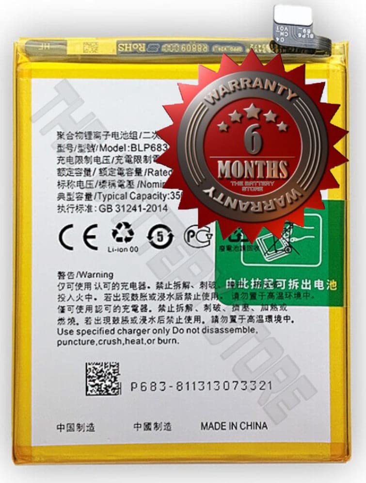 Image of Original BLP683 Battery for Oppo K1 / A7X / A7S / F9 4+ 128G F9 PRO / C2 PRO / 2 PRO / RMX1801,RMX1807 Battery with 6 Month Warranty ****(N00107)
