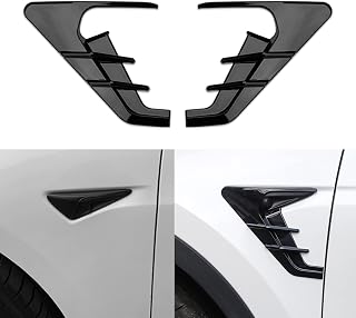 for Tesla Model 3/Y HW3.0 Side Camera Protection Cover, fit for 2017-2023 Tesla Model 3/2020-2023.6 Tesla Model Y (Glossy Black)