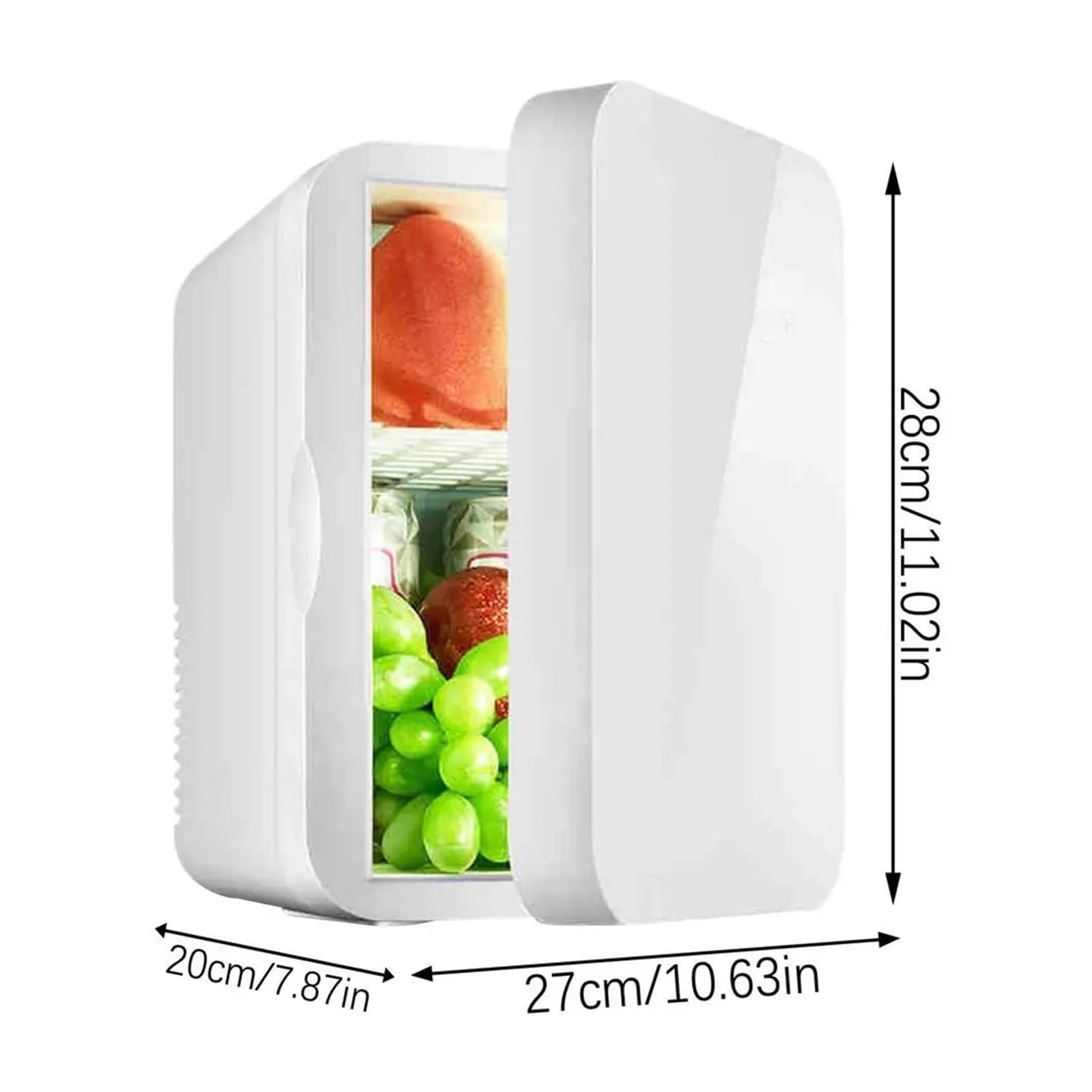 Mini refrigerador for Coche de 8 litros, refrigerador for Coche, congelador, Ideal for Bebidas frías de Verano, Agua for Camping y Viajes Largos.