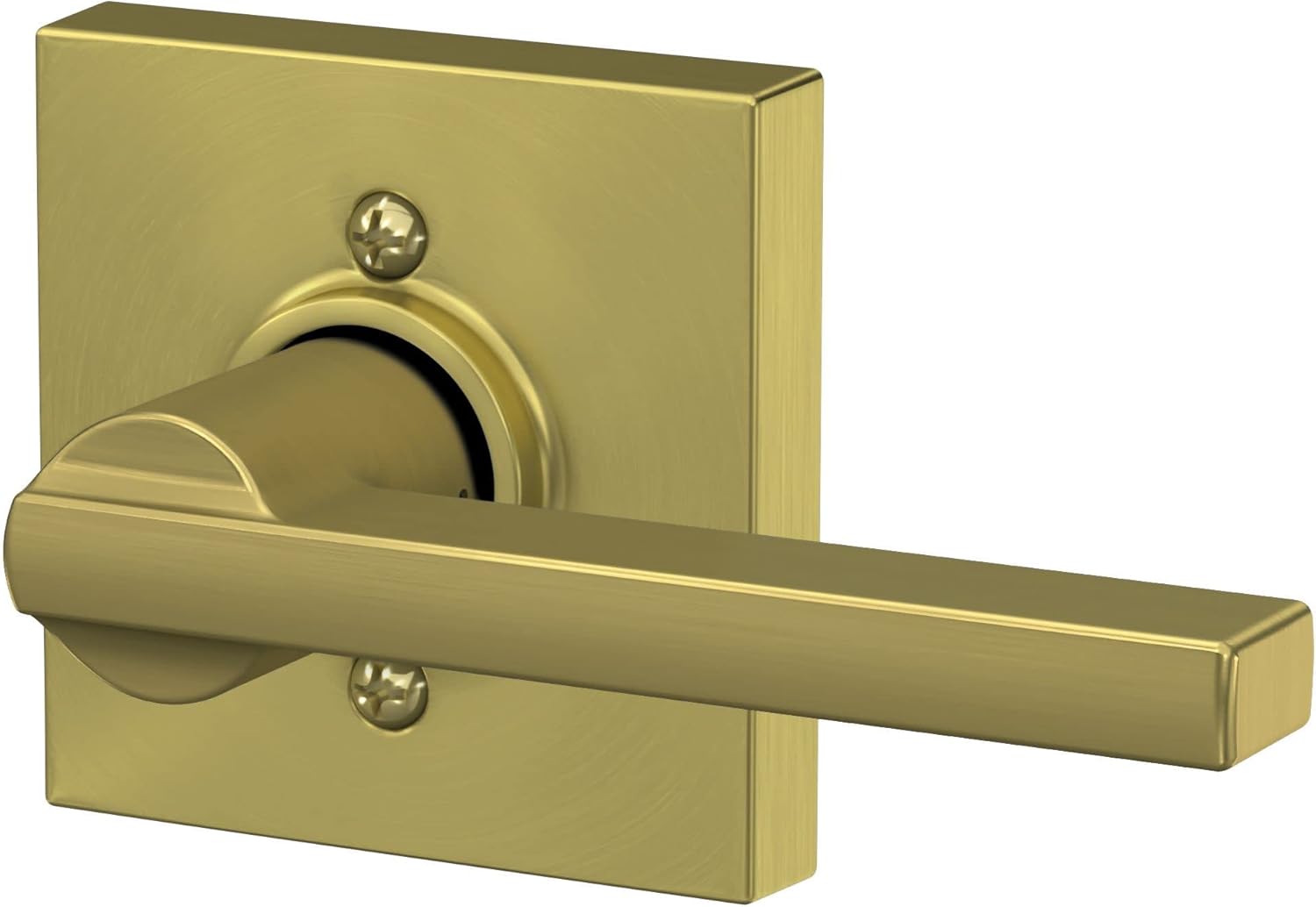 SCHLAGE F170LAT608COL F170-LAT-COL Latitude Non-Turning One-Sided Dummy Door Lever with Collins Trim