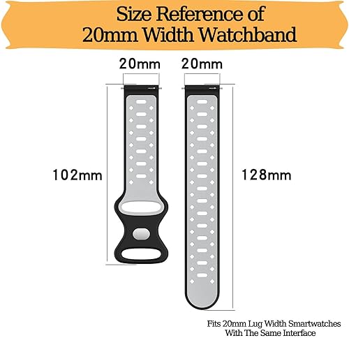 Miniatura 3 de Correa de silicona compatible con Garmin Forerunner 245 Music Watch Band para hombre, bandas de liberación rápida para Garmin Venu Sq/Venu Sq