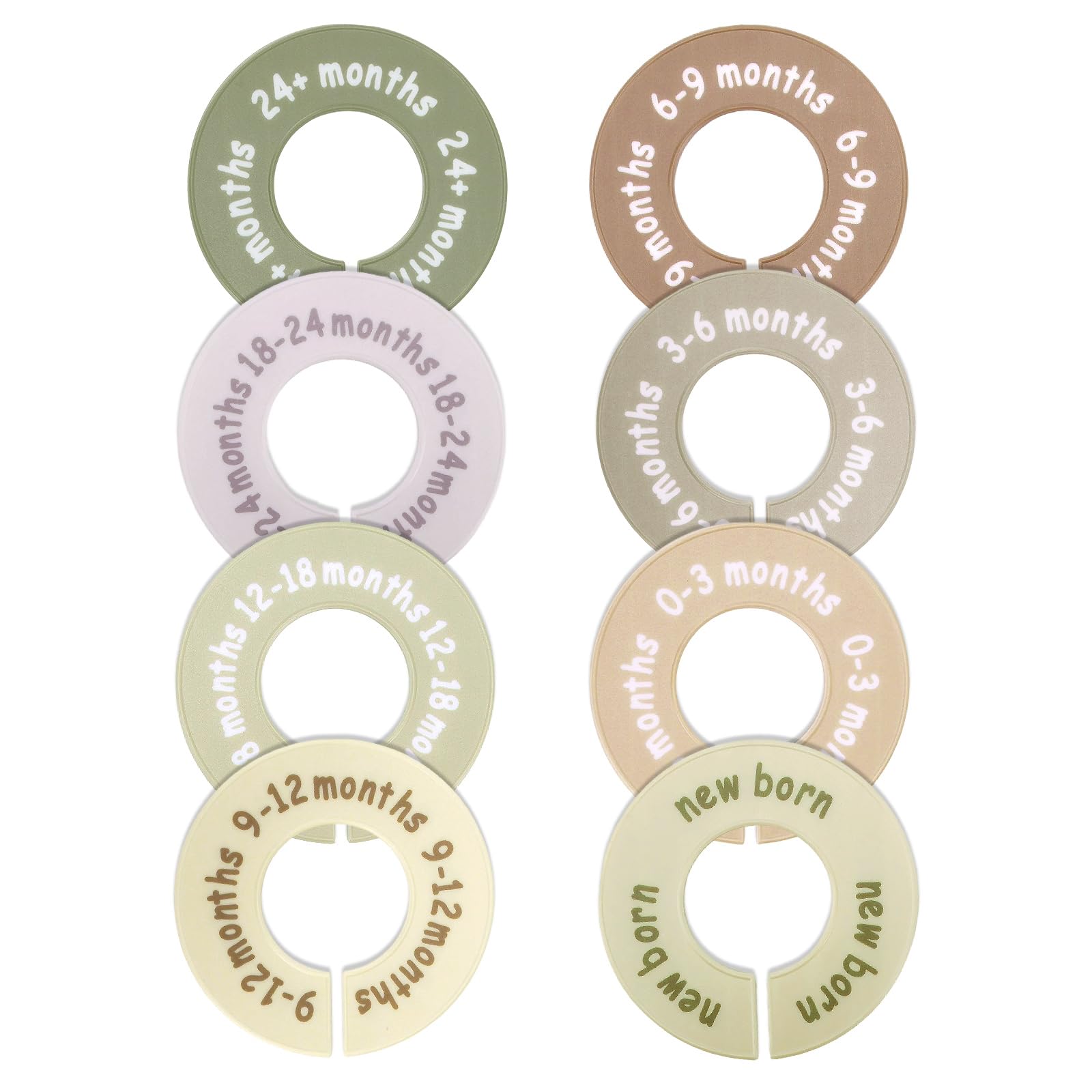 8pcs Baby Closet Size Dividers