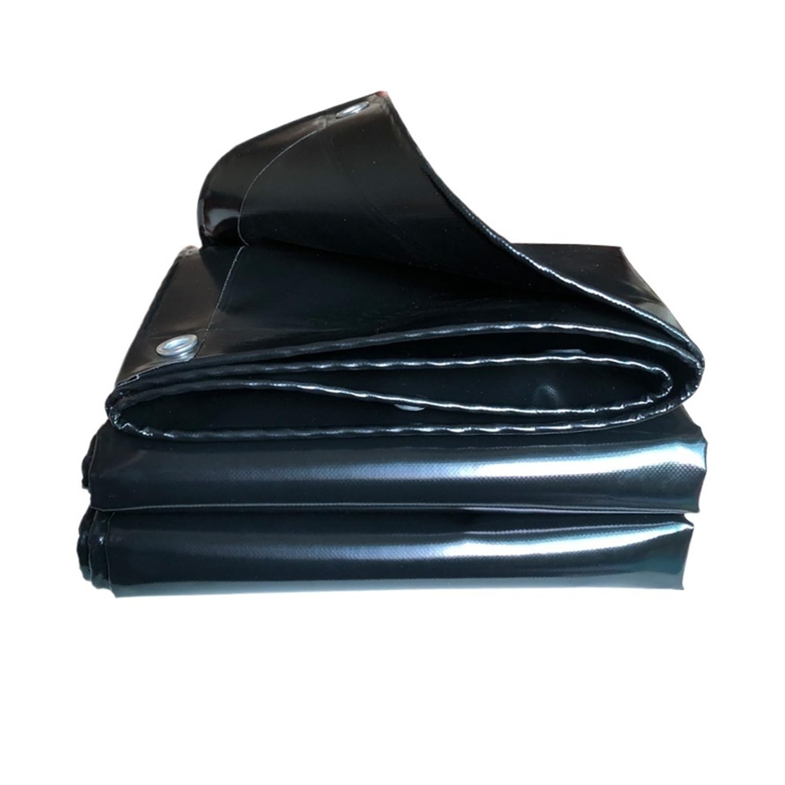 600gsm PVC Tarpaulin Outdoor Canopy Waterproof Tarp Awning Rainproof Planting Courtyard Gazebo Balcony Pavilion Cover(600gsm Black,2x5m)
