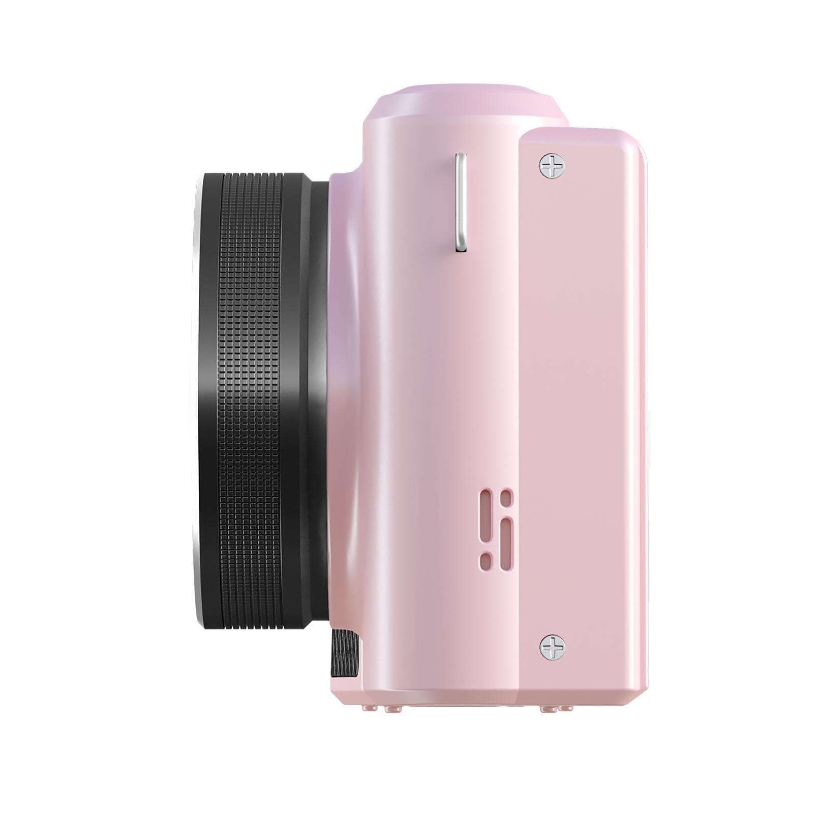 Mingzhe Aparat Cyfrowy 8K 88 MP z 18-krotnym Zoomem i Autofokusem Wi-Fi 3,0-calowy Ekran z klapką 18 Kreatywnych Filtrów Światło Wypełniające LED do Vlogowania Podróży i Transmisji na