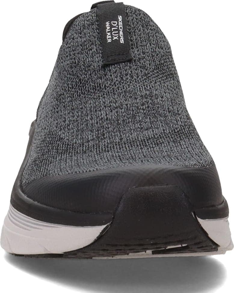Skechers Men's D'Lux Walker Quick Upgrade Loafer, Black/White, 12 | Image 1