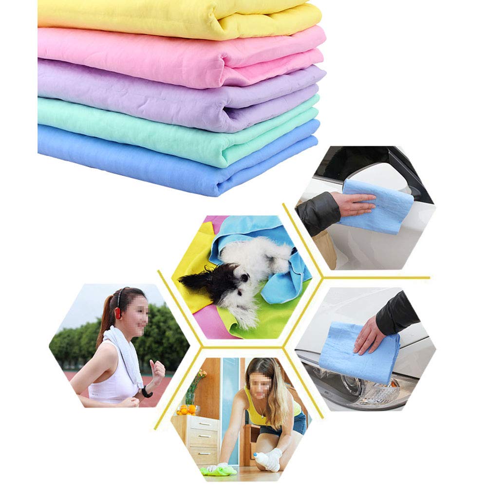 Serviette de Bain à Séchage Rapide Serviette pour Chien et Chats, Absorbant Serviette pour Animaux de Compagnie
