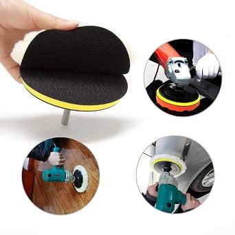 8 Pcs Buffing Pads Waxing Polishing Buffer Drill Sponge Kit for Car Polish Tool